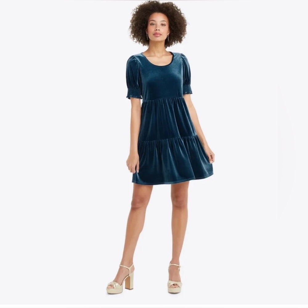 Draper James Lee Ann Dress in Velvet